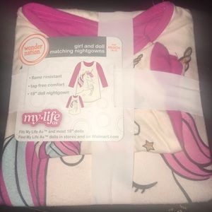 Girl and Doll matching pj set